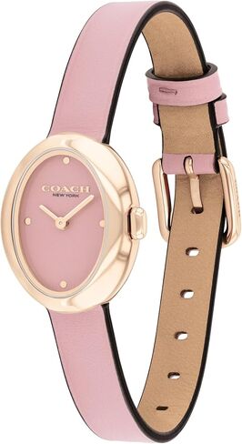 Coach Sammy Women's - 2H Quartz Watch - Calfskin Leather Strap - Water Resistant up to 3ATM/30 Meters - Gift for Her - Modern Design - Perfect for Everyday Wear - 22.5mm in Saudi Arabia