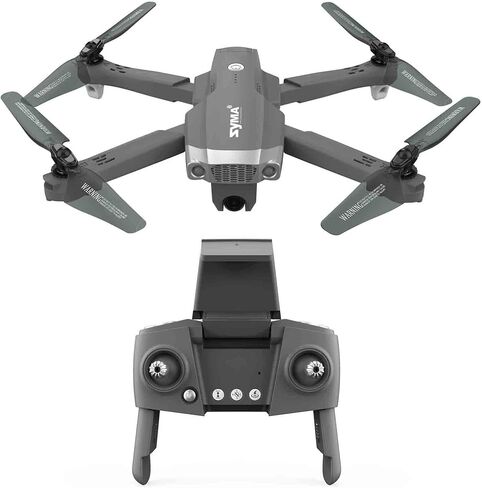 SYMA Compact GPS Video Drone X30، كاميرا أمامية 1080 بكسل، قابلة للطي، كاميرا تحت الكاميرا 720 بكسل، وقت طيران 50 دقيقة، عناصر تحكم ذكية، للأعمار من 14 عامًا فما فوق in Kuwait