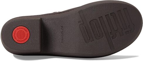 حذاء FitFlop النسائي بيلار من الجلد للكاحل حذاء للكاحل بني 5 متوسط ​​(B، M) in Kuwait