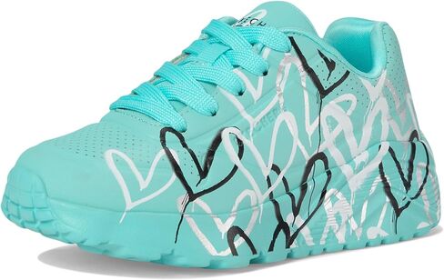 حذاء رياضي نسائي من Skechers Uno Lite-Metallic Love 314067l (الطفل الكبير الصغير) in Saudi Arabia
