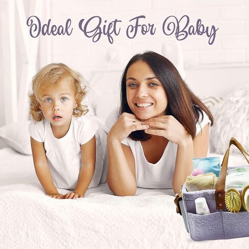 Portable Baby Diaper Caddy Organizer – Ideal for Diapers, Wipes, Nursery, and Car, Portable Teddy Organizer Easily Holds Diapers, Wipes, Clothing, Useful for Nursery, Bedroom in Saudi Arabia