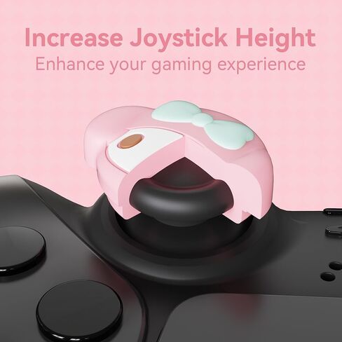 أغطية قبضة الإبهام متوافقة مع وحدة تحكم بلاي ستيشن 5، غطاء عصا الإبهام السيليكون الناعم لوحدة تحكم سويتش برو ووحدة تحكم PS4 PS5، 4 قطع - MLD (الفراولة والأرنب الحلو) in Kuwait