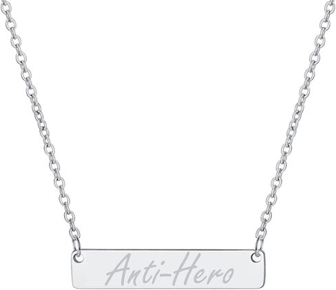 Singe Necklace, Music Lover Gift Album Inspired Fans Gifts, Singer Fan Gifts, Singer Merchandise(Silver) in Saudi Arabia