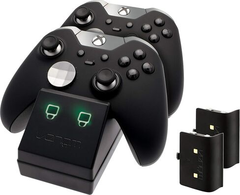 Venom Xbox One Twin Docking Station with 2 x Rechargeable Battery Packs: Camo Edition Xbox One in Saudi Arabia