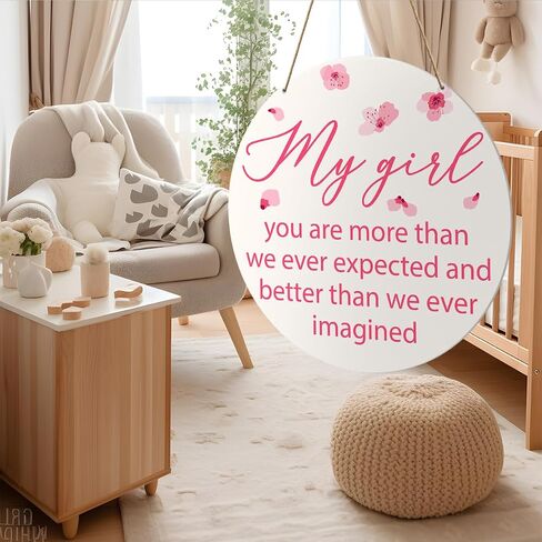 Long Live Girlhood Decor, Nursery Baby Girl Room Decor, Newborn Baby Girl Toddler Room Playroom Nursery Wall Decoration, Nursery Baby Gift for Newborn Baby Girl in Saudi Arabia