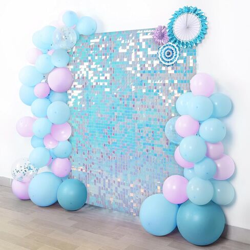 Red Shimmer Wall Panel Glitter Sequin Backdrop Panel of 24 Shiny Backdrop for Party Event Background Foil Back Drop in Saudi Arabia