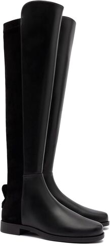 Larroudé Bergen Boot In Black Leather in Saudi Arabia