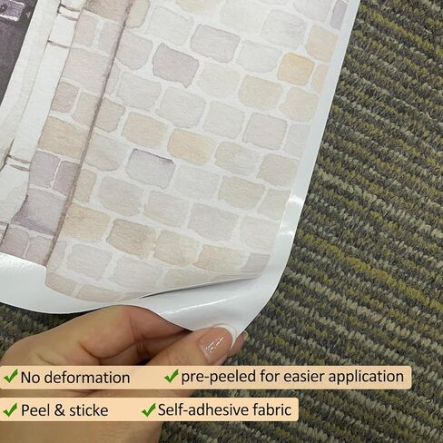 ملصقات جدارية كبيرة بألوان مائية قابلة للتقشير واللصق، ملصقات حائط عتيقة ذاتية اللصق للأطفال وغرفة النوم وغرفة اللعب وغرفة الأطفال وديكور جداري فني، ملصق جداري على شكل قلعة مجمعة على شكل فارس in Kuwait