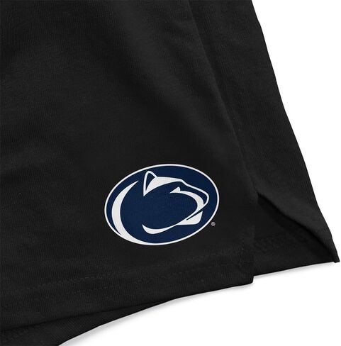 Official Collegiate Primary Logo Womens Soffe Short, Elastic Fold Over Waist Shorts, Junior Fit in Kuwait