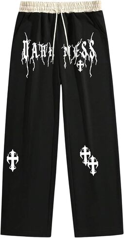 بنطال رياضي للرجال من SHENHE بطباعة جرافيك ورباط مع جيب in Kuwait