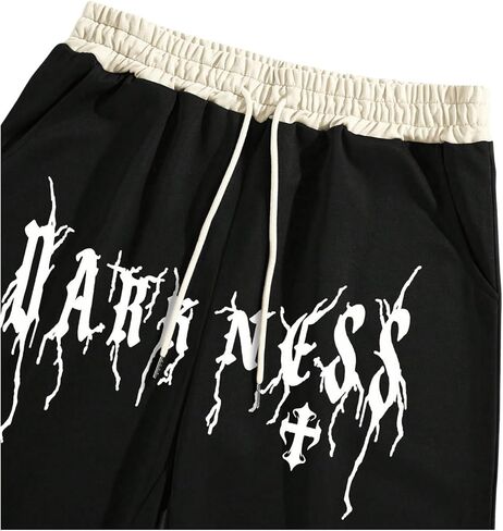 بنطال رياضي للرجال من SHENHE بطباعة جرافيك ورباط مع جيب in Kuwait