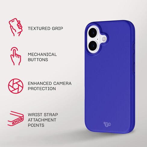 Tech21 EvoLite for iPhone 16 Ultra Thin - Impact Protection Case - in Cobalt Blue in Saudi Arabia