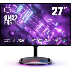 Cooler Master Tempest GZ2711 27" OLED 2K 144Hz|240Hz QHD 2560 x 1440 PC Monitor, 0.03ms (MPRT), HDR10, DCR, FreeSync Premium, DP1.4 * 2, HDMI 2.1 * 2, USB B*1, USB A*2, USB C*1 (CMI-GZ2711-US)