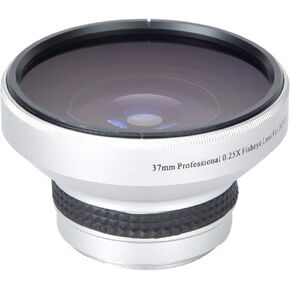 37mm 0.25X Super Fisheye Lens, for 37mm Caliber Camera Lenses, with Wide Picture Range