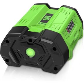 1 Pack 56V 5000mAh BA2800 BA4200 Replacement for EGO Battery,Compatible with EGO 56 Volt Battery Lithium Ion BA2800 BA4200 BA4200T BA1400 BA1400T BA2240 Lawn Mower, Leaf Blower, Chainsaw Tools (Green)