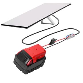 Starlink Mini DC Power Cable for Milwaukee Battery, Compatible with Milwaukee Battery Adapter, with Fuses & Wire Terminals, Portable