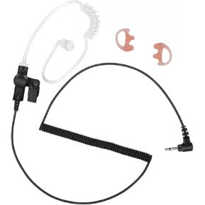 APX 6000 XPR 7550e Earpiece with Mic - Compatible for Motorola Radios APX 7000 4000 APX6000 APX 8000 XPR 7580e 7380e XPR 7550 7350e - Surveillance Headset by HAOSHENGDA Radio Earpiece