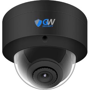GW Security 4K 8MP Outdoor/Indoor PoE IP Microphone 2.8mm Wide Angle Lens Grey Dome Security Camera (GW803201M)