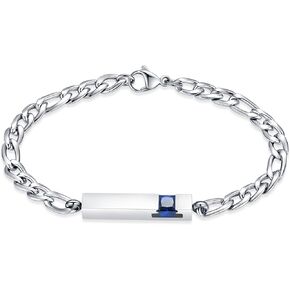 Hearbeingt Cylinder Cremation Jewelry Urn Bracelet for Ashes for Women Men Classic Crystal Cremation Memorial Bracelet Stainless Steel Keepsake Jewelry Urn Bangle Ashes Holder