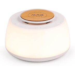 4-in 1 White Noise Sound Machine with Night Lights 30 Soothing Sounds 32 Volume Levels 5 Timers, Portable Sleep Machine for Baby Kids Adults, Sound Therapy Nightstand for Home Travel