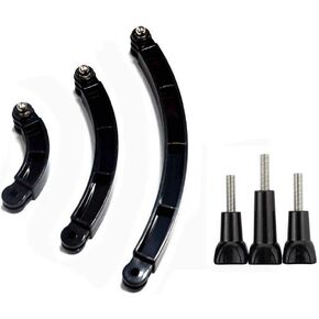 3 in 1 Extension Pivot Arm Adjustable Monopod Bracket with 3 Thumb Screw for GoPro 11/10/9/8/7/6/5 Black,Session 5/4 Action Cameras