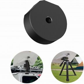 weishan Tripod Mount Adapter for Starlink Mini - Aluminum Alloy 1/4-20 Threaded - for Common Tripod Bracket Clamp Stand Fixing, Black