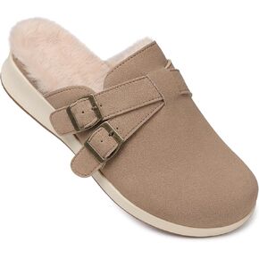 SHIBEVER Clogs for Women Mule Slip-On: Closed Toe Clog - Comfortable Slide Mule