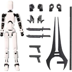 3D BEST Q Dummy 13 Action Figure, 5.51 inches (Black)