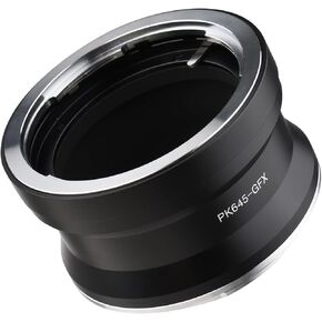 Andoer PK645-GFX Camera Lens Adapter Replacement for Pentax PK645 Lens to Fujifilm G Mount GFX100 GFX50S GFX50R GFX100S Cameras in Kuwait