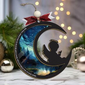 Baby Memorial,Memorial Baby Suncatcher Ornaments, Miscarriage Christmas Ornament, Memorial Ornament, Baby Memorial Gifts, Loss of Baby Sympathy Gifts, Miscarriage Memorial, Baby Loss Memorial Gifts,L8