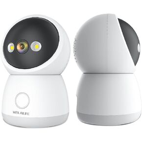 WEILAILIFE 【ثنائي النطاق وصوت ثنائي الاتجاه】 كاميرا أمان لاسلكية منزلية داخلية 2K، كاميرات أمان ذكية بزاوية 360 درجة/إمالة للحيوانات الأليفة/الطفل مع موجه WiFi 2.4/5 جيجا هرتز، SD&Cloud in Kuwait