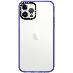 CASETiFY Compact iPhone 12 / iPhone 12 Pro Case [2X Military Grade Drop Tested / 4ft Drop Protection] - Clear Black