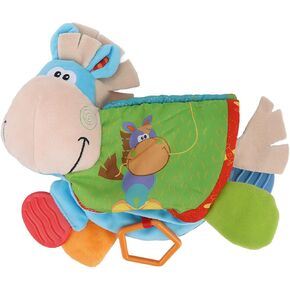 كتاب قماش مجعد، كتاب قماش كرتوني محمول صغير الحجم صديق للبشرة من البوليستر الخوخي للسفر المنزلي in Kuwait