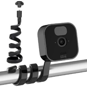 حامل ملتوي مرن لـ Blink XT، Blink XT2، Blink Mini، Blink Outdoor 4 (الجيل الرابع) / (الجيل الثالث) حامل على شكل عنق معقوفة للكاميرا الخارجية Blink، 3 عبوات