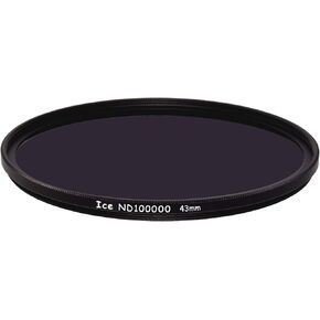 ICE ND100000 Optical Glass Filter Neutral Density 16.5 Stop ND 100000 (100x100mm)