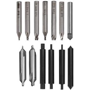 13 قطعة/المجموعة مفتاح آلة قطع القاطع عدة HSS-AL آلة عمودية قطع أجزاء لقمة ثقب in Kuwait