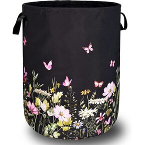 Hand Drawn Love Hearts Pattern Laundry Hamper With Handles Foldable Oxford Cloth Tote Bag Colorful Laundry Basket Clothes Toy Storage Bucket 18.9" x 16.5" For Bathroom/Laundry/Bedroom in Kuwait