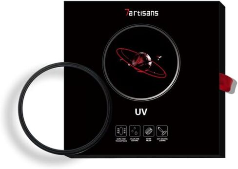 7artisans MRC UV Lens Protection Filter, High Definition Ultra-Slim Design, Shock-Resistant and UV-Proof, Dual-Sided Multi-Layer Coating（58mm） in Saudi Arabia