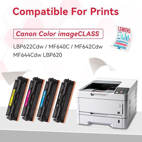 LEMERO 137 Black Toner Cartridge Compatible Replacement for Canon 137 CRG-137 for ImageClass MF236n MF232w MF216n LBP151dw Printer 4 Pack in Saudi Arabia