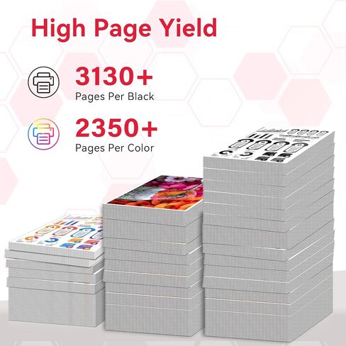 LEMERO 137 Black Toner Cartridge Compatible Replacement for Canon 137 CRG-137 for ImageClass MF236n MF232w MF216n LBP151dw Printer 4 Pack in Kuwait