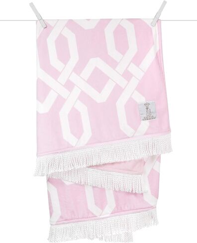 بطانية Little Giraffe Bliss Windowpane مقاس 30 بوصة × 40 بوصة، فضية in Saudi Arabia