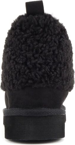 صودا "Kolton" ~ حذاء نسائي للكاحل بمقدمة مستديرة ونعل مبطن بقماش الشيربا in Kuwait