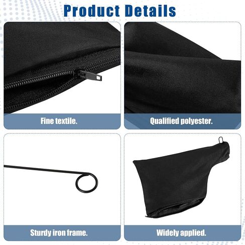 2 Pack Miter Saw Dust Bags - Universal Fit, Adjustable Hole Diameter, Easy Dust Disposal - Compatible with Delta, DeWalt, and More/dust collector bags in Saudi Arabia