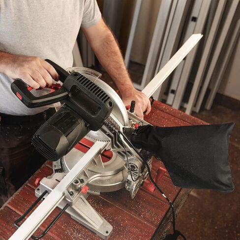 2 Pack Miter Saw Dust Bags - Universal Fit, Adjustable Hole Diameter, Easy Dust Disposal - Compatible with Delta, DeWalt, and More/dust collector bags in Saudi Arabia