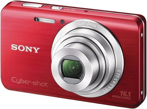 Sony Cyber-shot DSC-W650 16.1 MP Digital Camera with 5x Optical Zoom and 3.0-Inch LCD (Red) (2012 Model) (Renewed) in Saudi Arabia