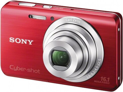 Sony Cyber-shot DSC-W650 16.1 MP Digital Camera with 5x Optical Zoom and 3.0-Inch LCD (Red) (2012 Model) (Renewed) in Saudi Arabia