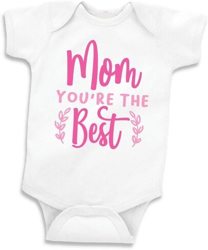Bump and Beyond Designs Infant and Baby Girl Mom You're The Best Mother's Day Bodysuit in Kuwait