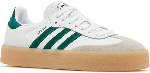 adidas Womens Sambae White Green Gum ID0440 Size 9.5 in Saudi Arabia