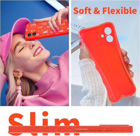 حافظة لهاتف آيفون 16 برو ماكس باللون الوردي، حافظة لهاتف آيفون 16 برو ماكس لامعة للنساء والفتيات جرلي سباركلي بلينغ لطيف نيون مشرق اللون حافظة هاتف ناعمة نحيفة لهاتف آيفون 16 برو ماكس، وردي in Kuwait