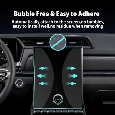 LUWU Screen Protector for 2024 2025 Buick Envision (Preferred/Sport Touring/Avenir) & 2025 Buick Enclave 30-inch Buick Envision Accessories Envision Touchscreen PET Plastic Digital Dashboard Protector 2PCS in Saudi Arabia